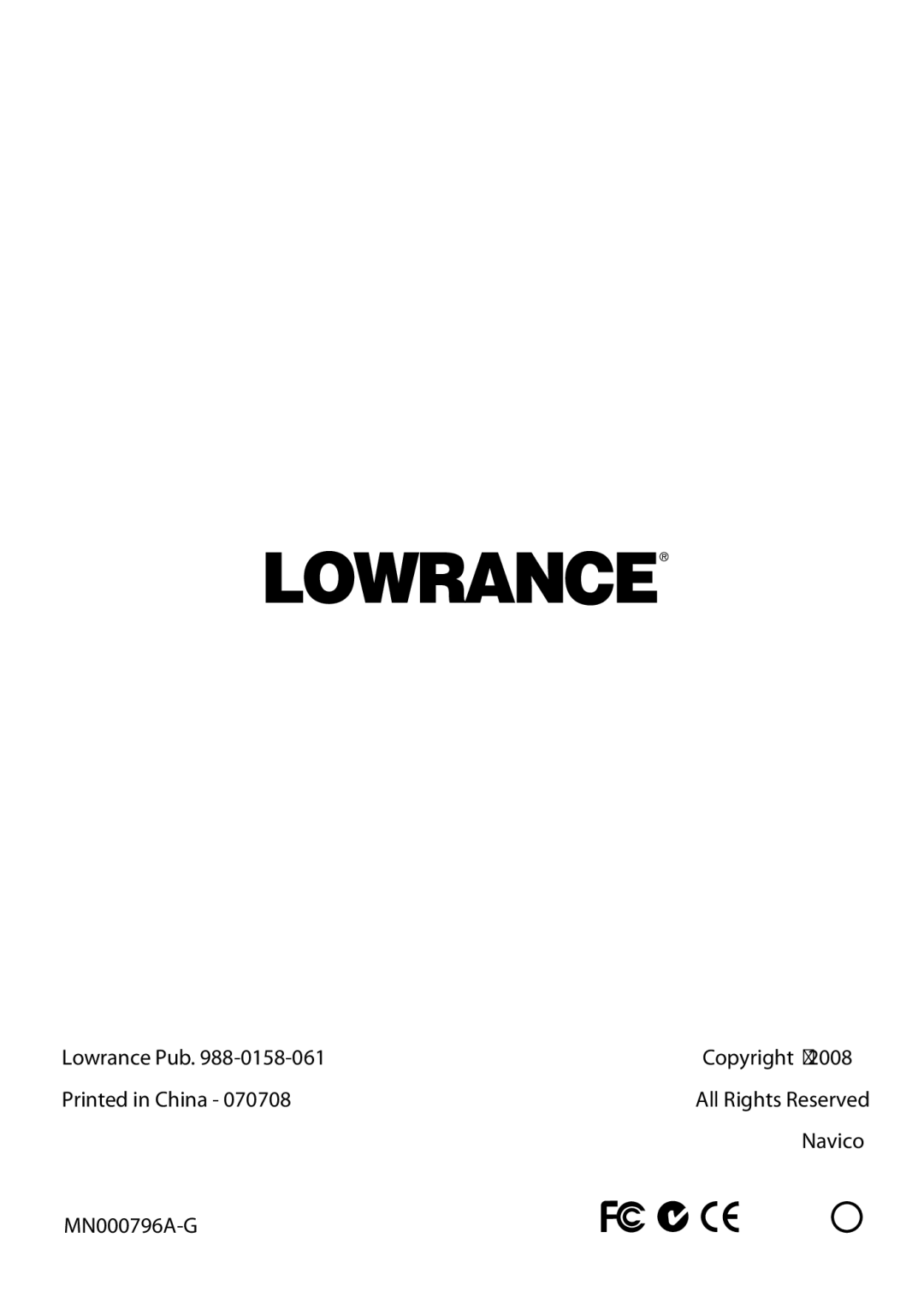 Lowrance electronic LVR-880 US, LVR-880 EU manual 0560 