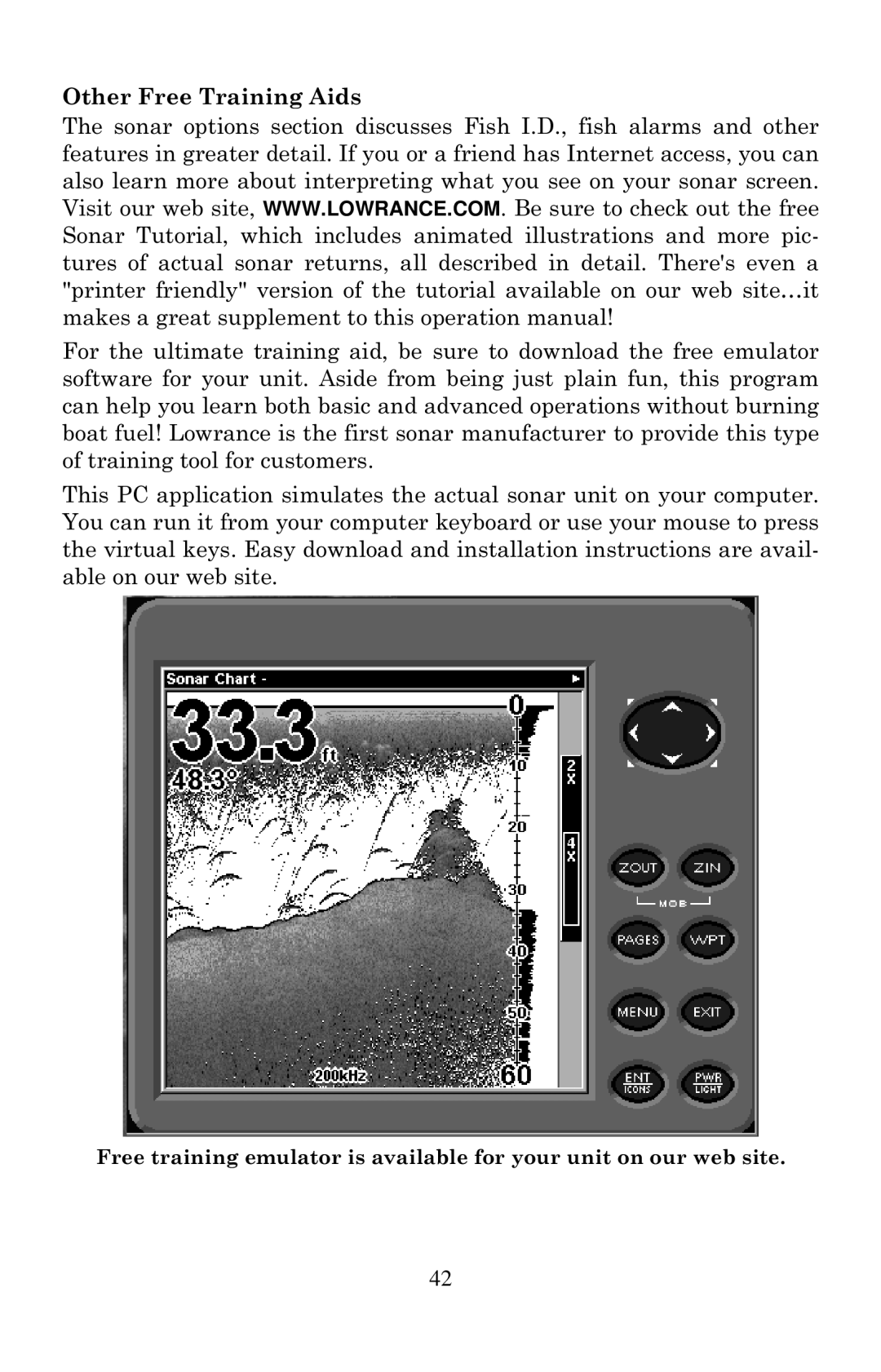 Lowrance electronic X125, X135, X136DF, X126DF manual Other Free Training Aids 