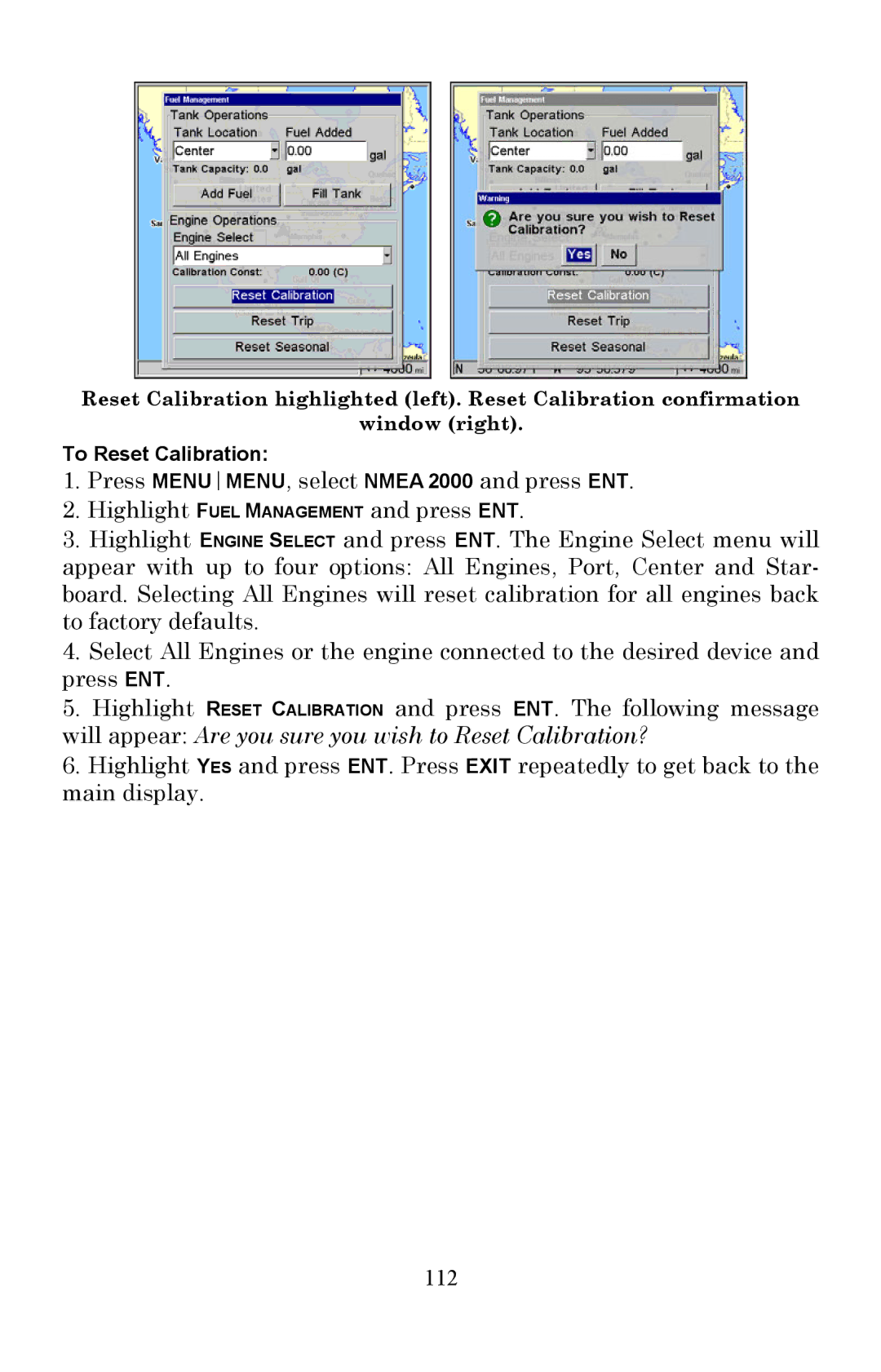 Lowrance electronic X515C DF, X510C manual 112 