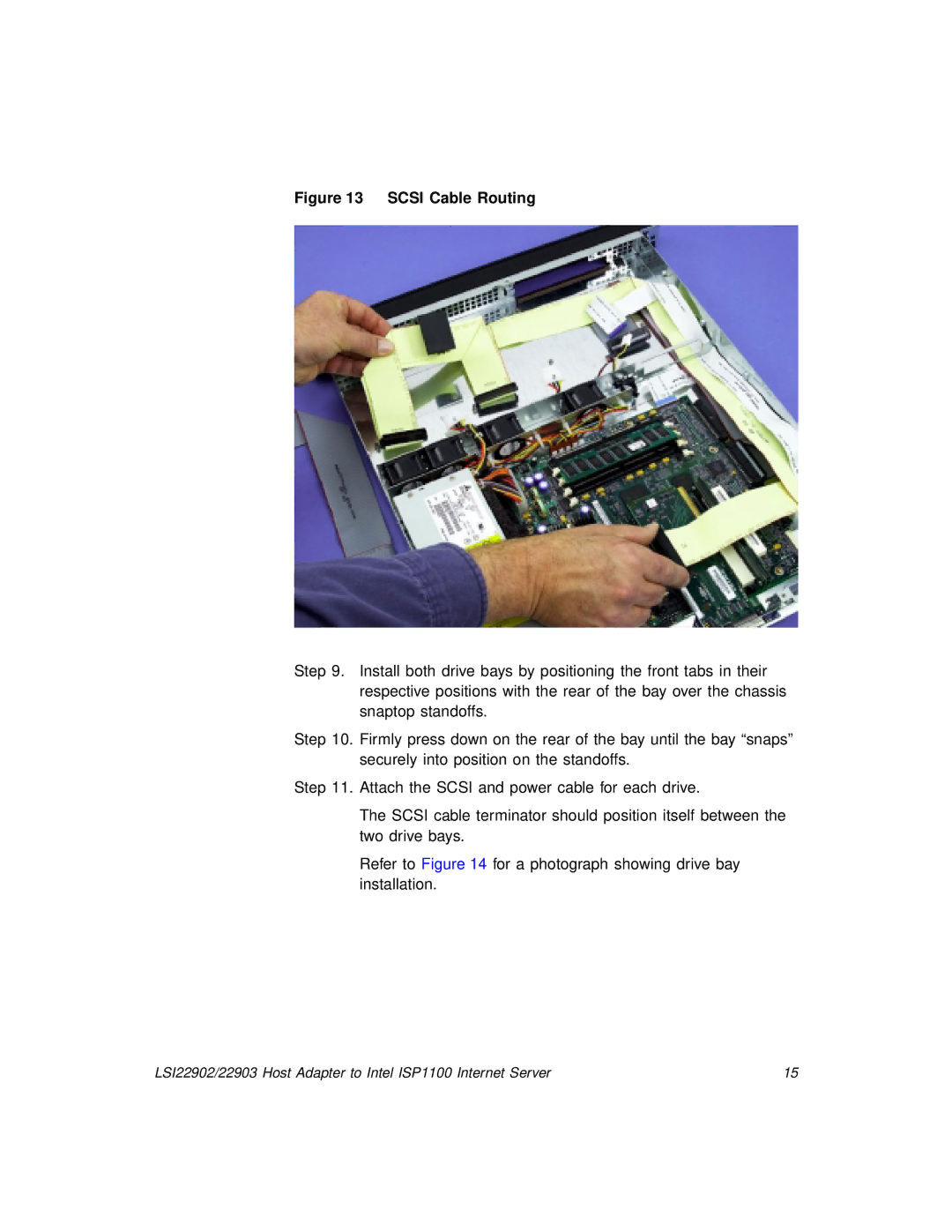 LSI 22902, 22903 manual Scsi Cable Routing 