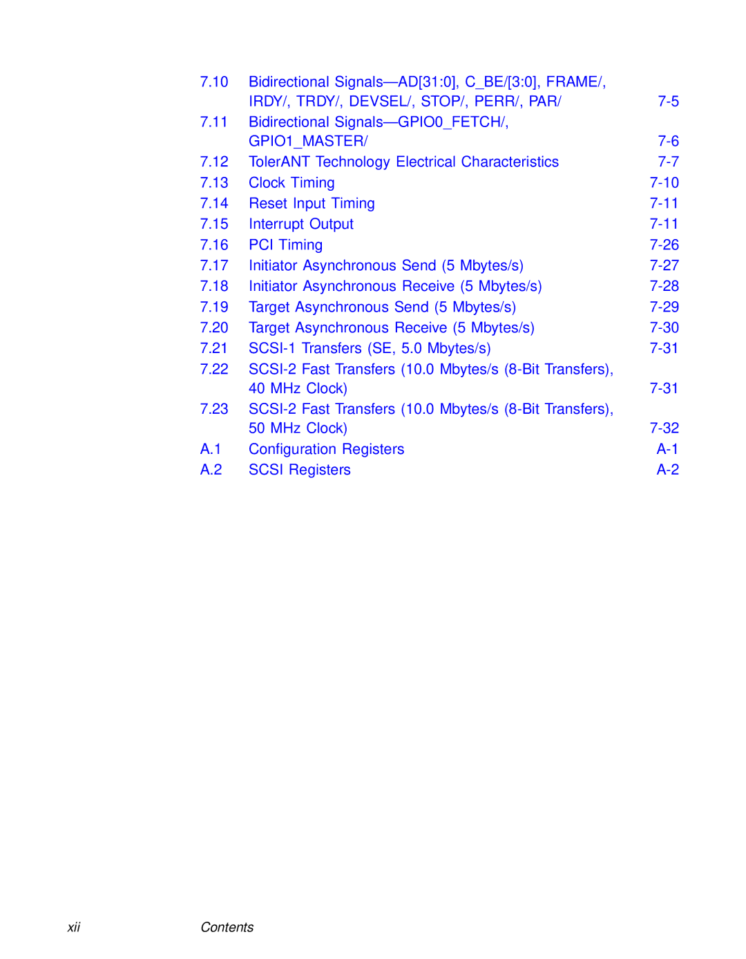 LSI 53C810A technical manual Irdy/, Trdy/, Devsel/, Stop/, Perr/, Par 