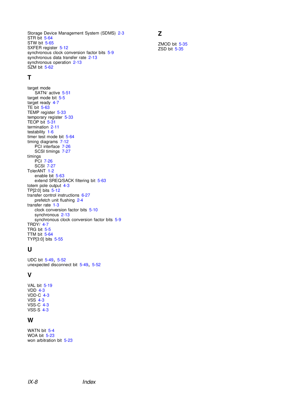 LSI 53C810A technical manual IX-8Index 