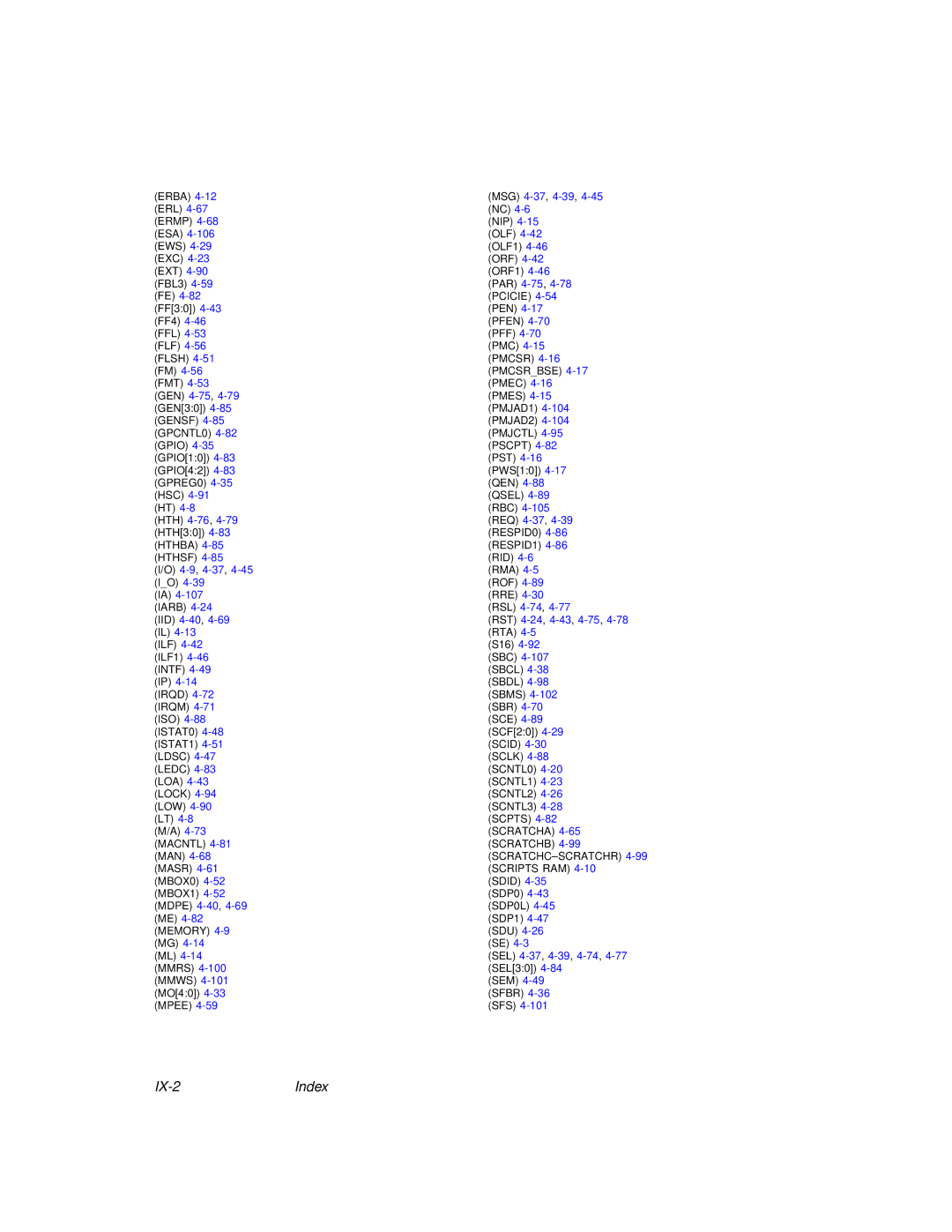 LSI 53C875A technical manual IX-2Index 