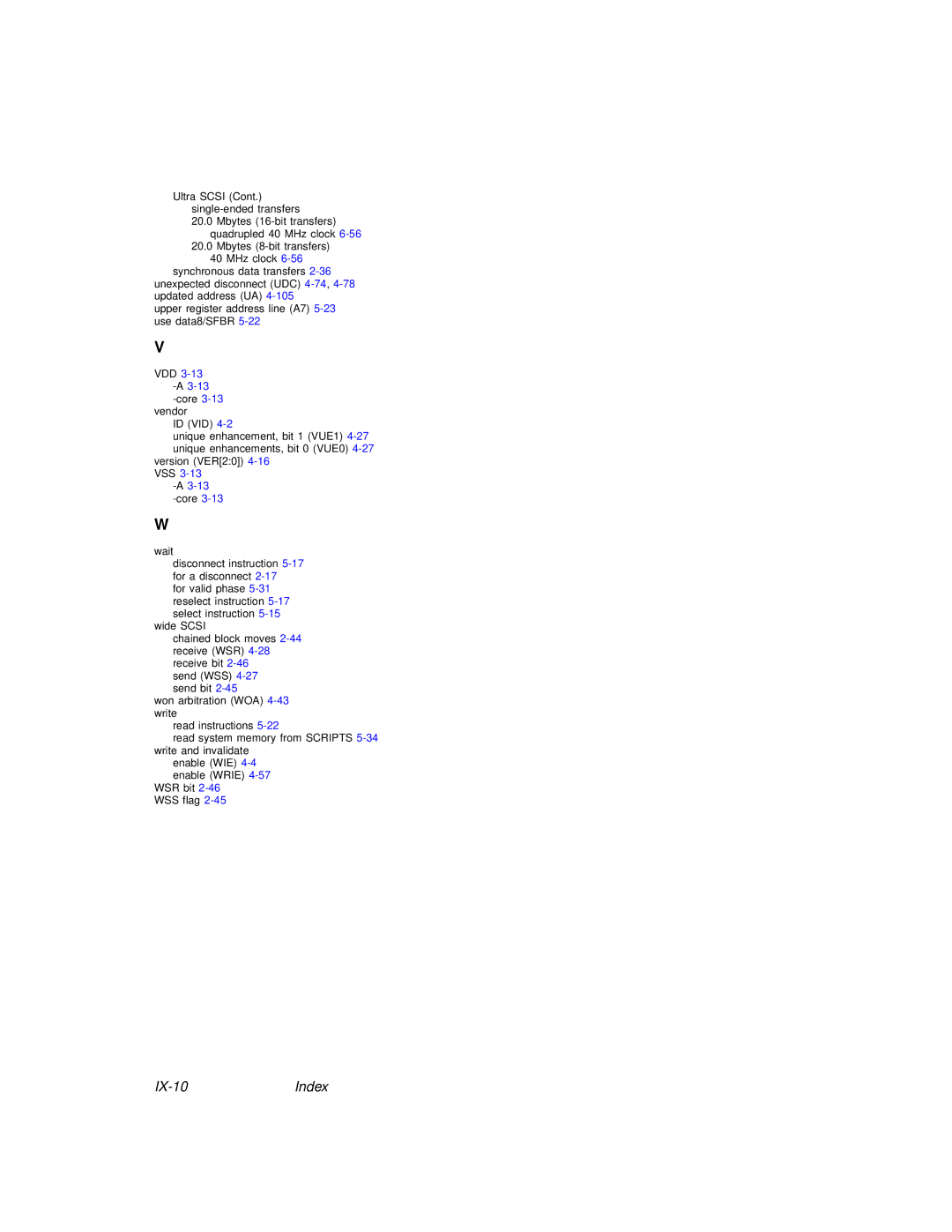 LSI 53C875A technical manual IX-10Index 