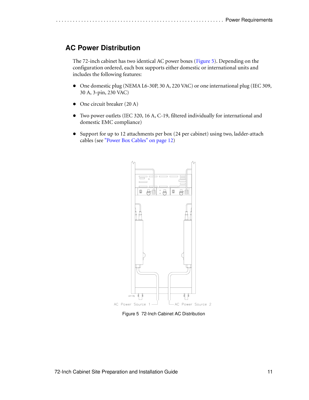 LSI AA1167-E1 manual AC Power Distribution, Inch Cabinet AC Distribution 