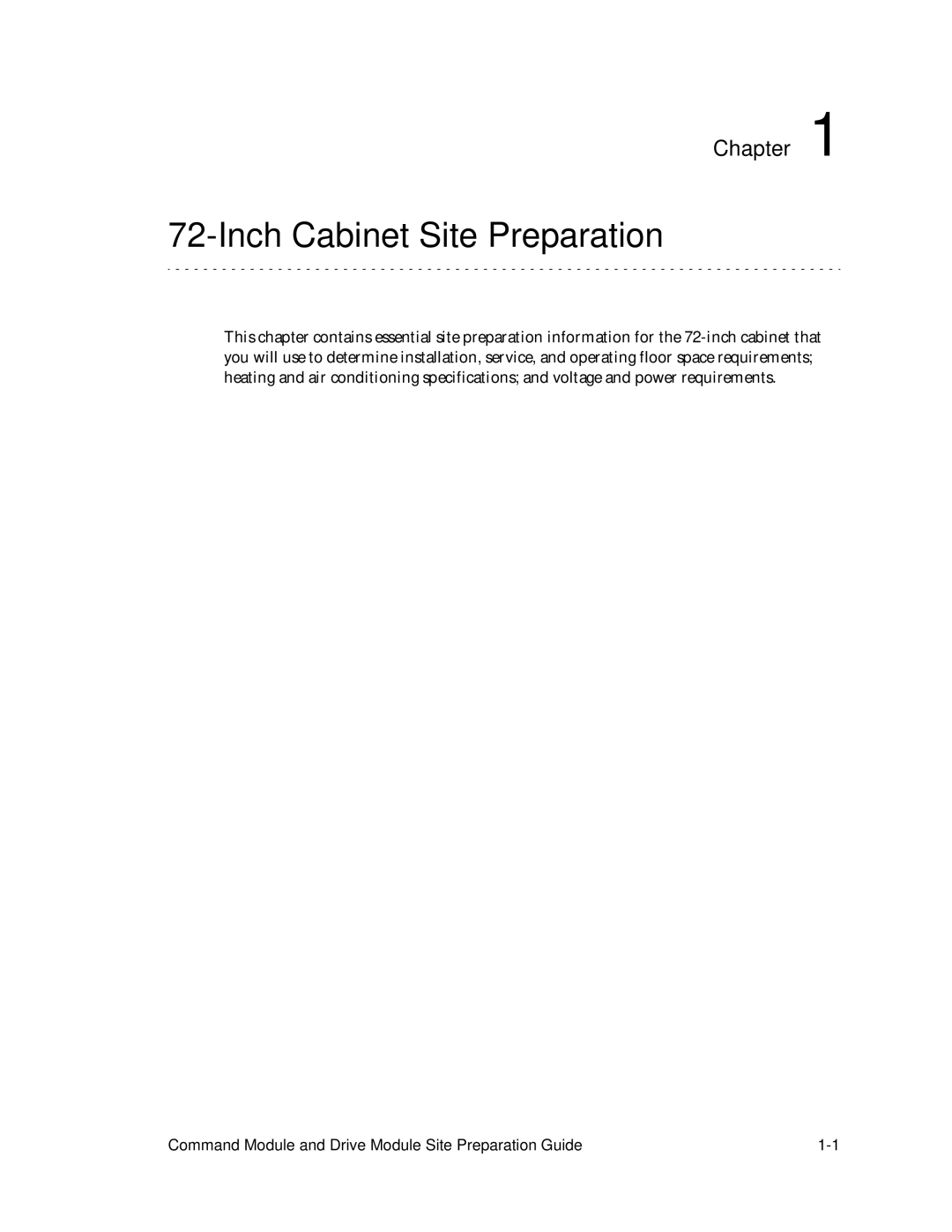 LSI AP1172-E1 manual Inch Cabinet Site Preparation 