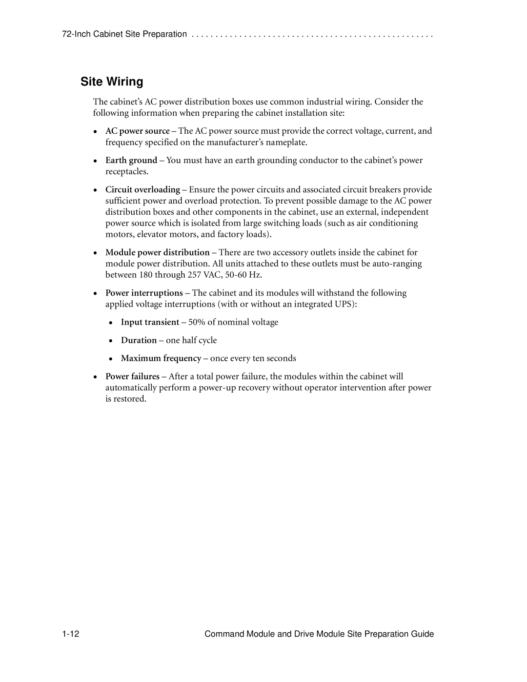 LSI AP1172-E1 manual Site Wiring 