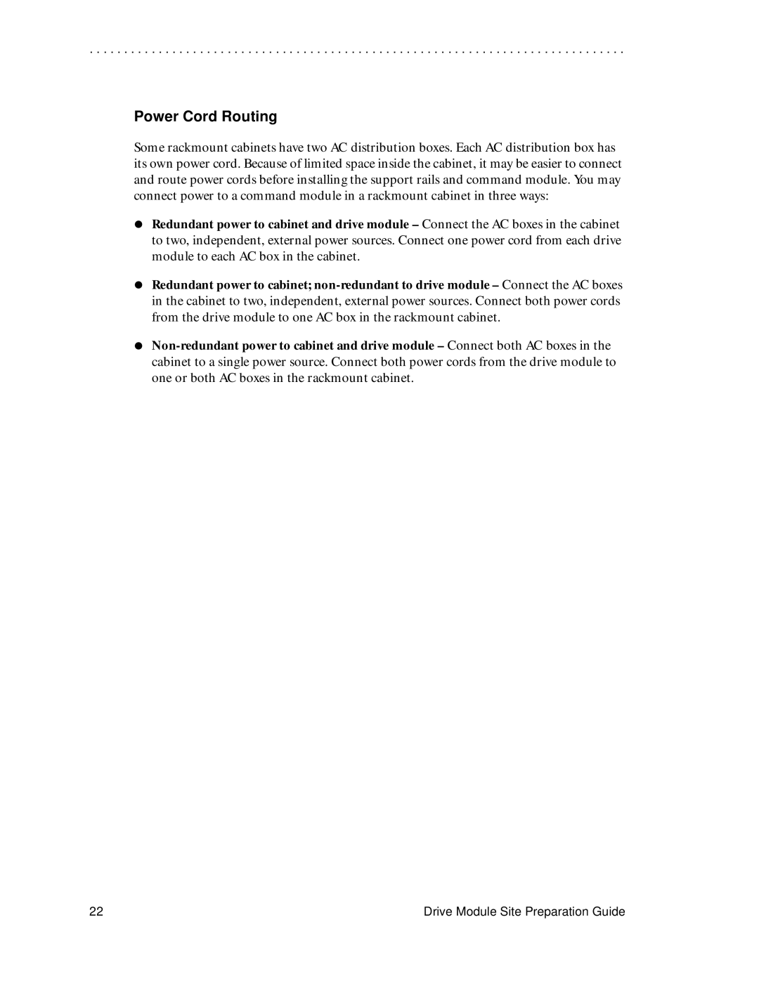 LSI DF1153-E1 manual Power Cord Routing 