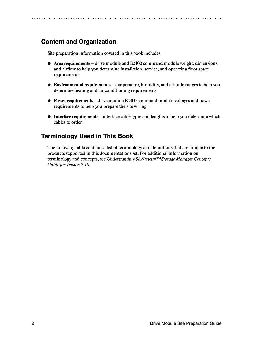 LSI DF1153-E1 manual Content and Organization, Terminology Used in This Book 