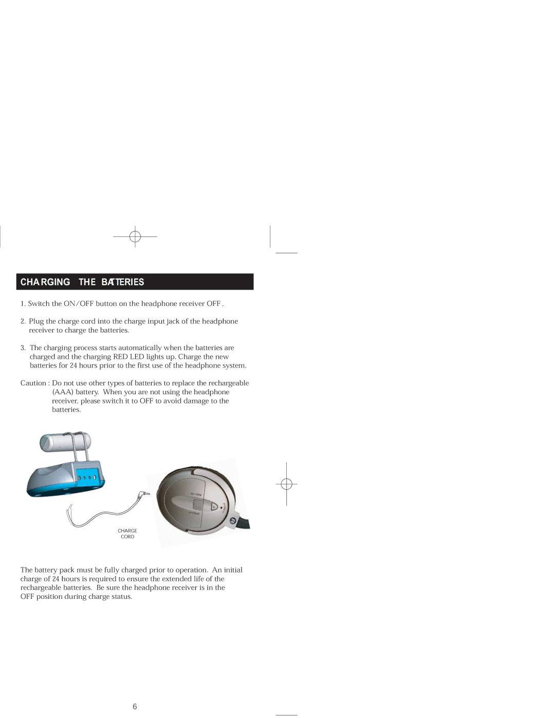 LTB Audio Systems LTB-WRST warranty Charging the Batteries 