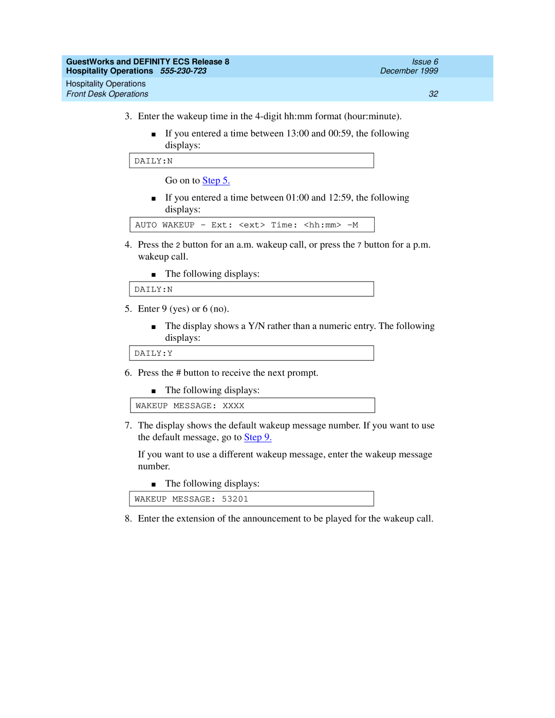 Lucent Technologies 108596560 manual Dailyn 