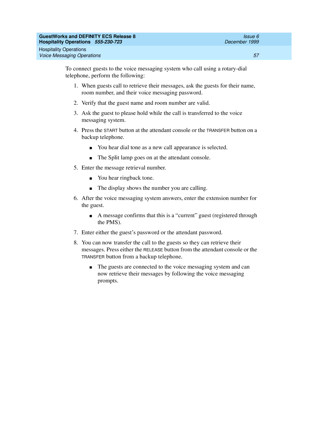 Lucent Technologies 108596560 manual GuestWorks and Definity ECS Release 