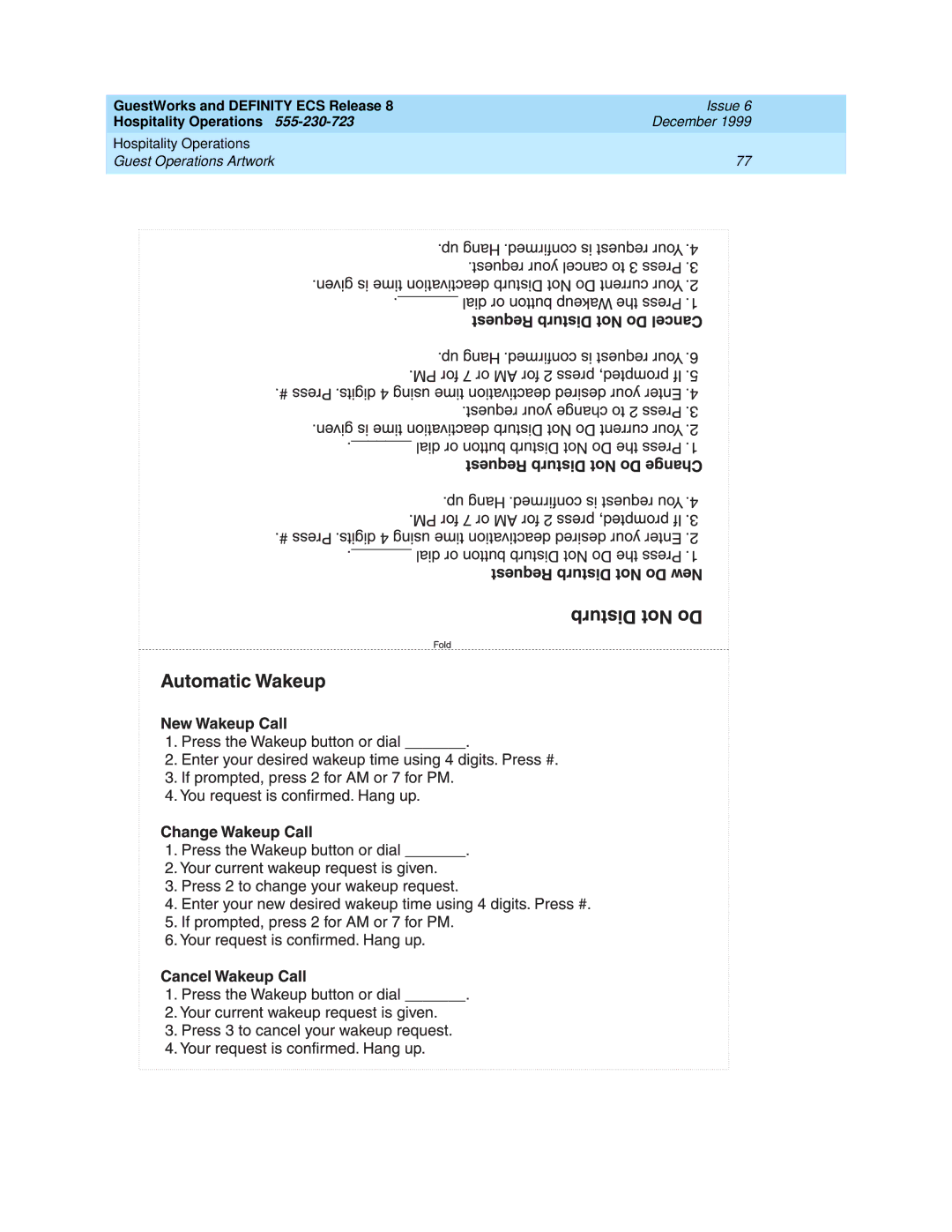 Lucent Technologies 108596560 manual GuestWorks and Definity ECS Release 