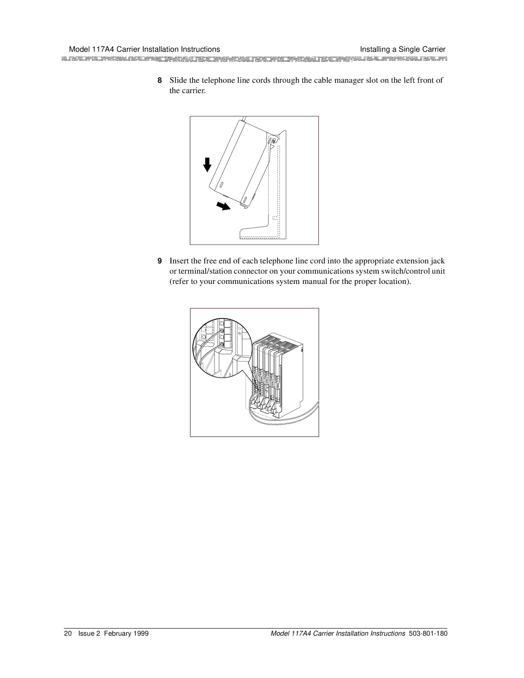 Lucent Technologies 117A4 installation instructions Music 