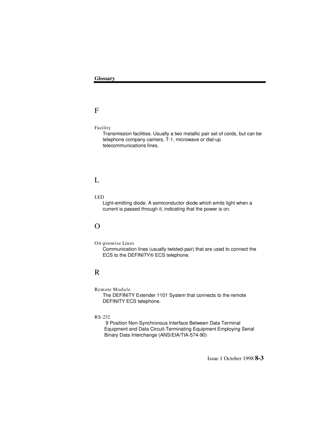 Lucent Technologies 3100, 3000 manual Led 