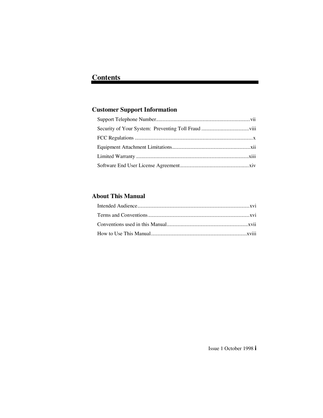 Lucent Technologies 3100, 3000 manual Contents 