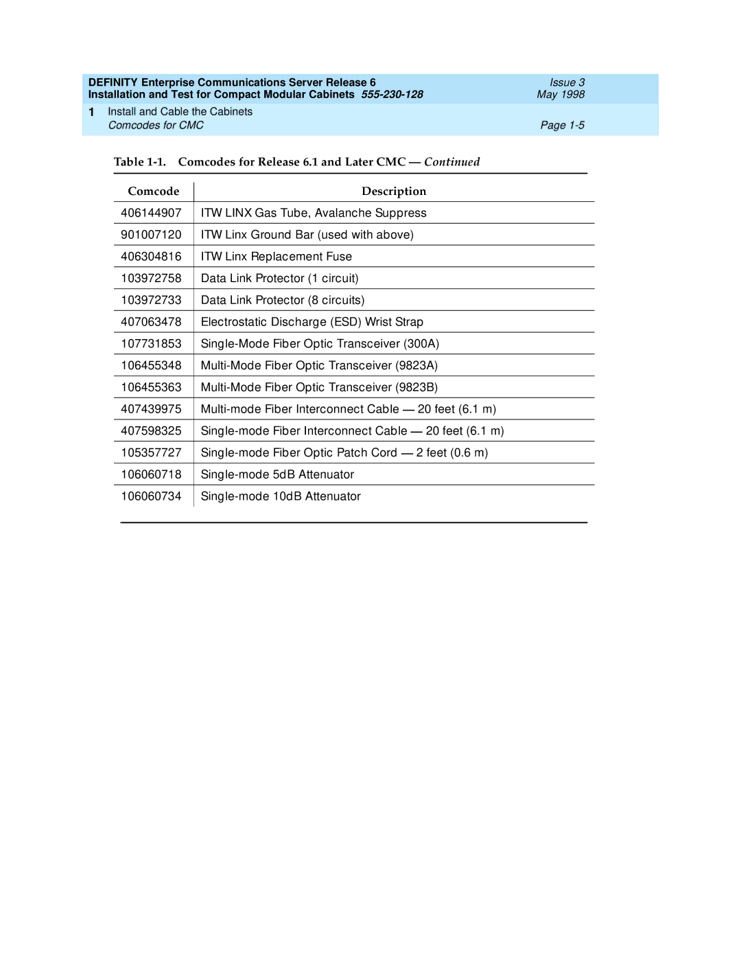 Lucent Technologies 555-230-128 manual On next 