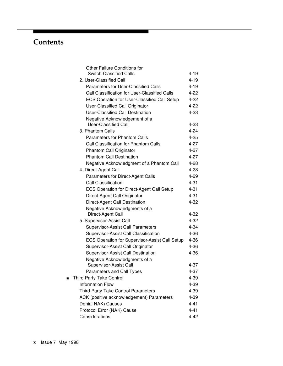 Lucent Technologies 555-230-220 manual Contents 