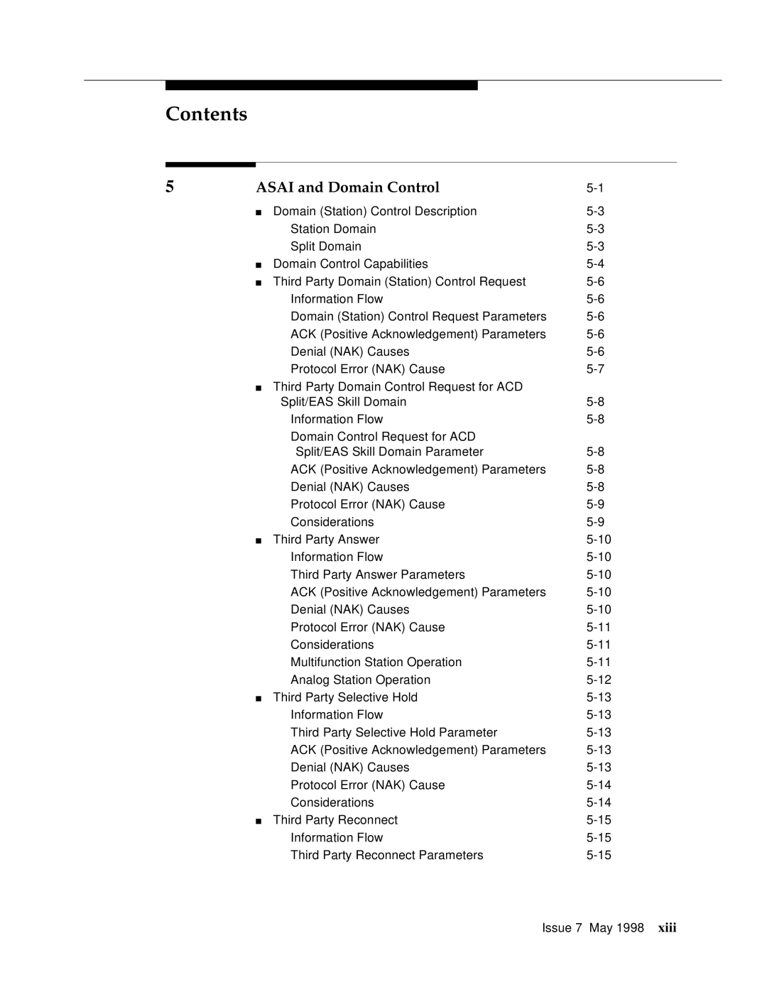 Lucent Technologies 555-230-220 manual Asai and Domain Control 