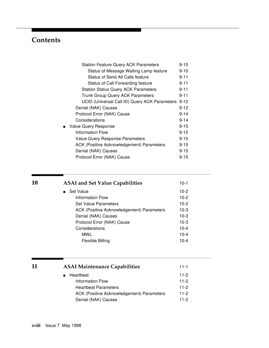 Lucent Technologies 555-230-220 manual Asai and Set Value Capabilities 