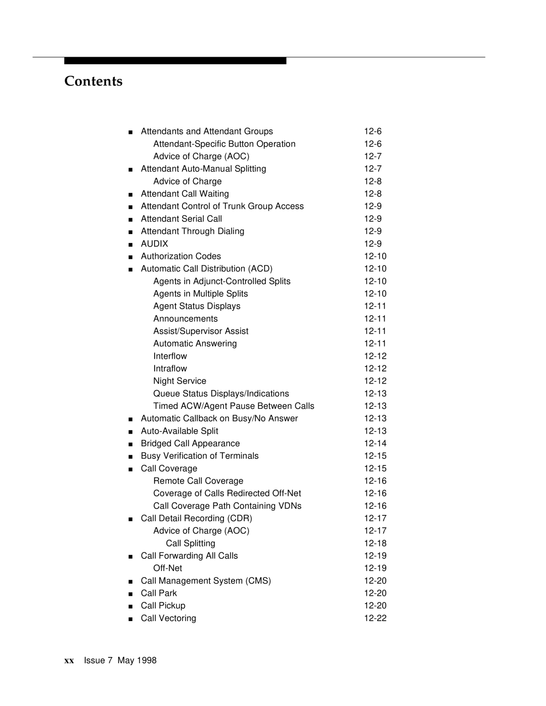 Lucent Technologies 555-230-220 manual Audix 