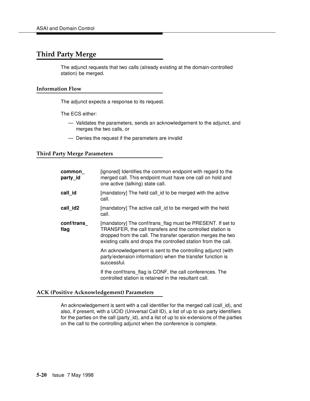 Lucent Technologies 555-230-220 manual Third Party Merge, Callid2 