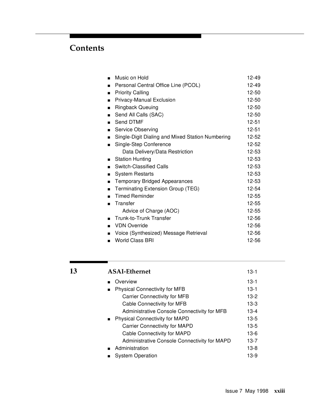 Lucent Technologies 555-230-220 manual ASAI-Ethernet 