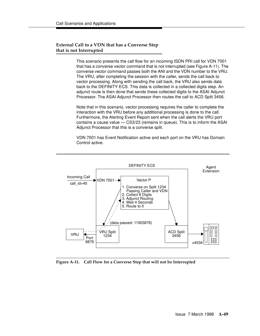 Lucent Technologies 555-230-220 manual Issue 7 March 1998 A-49 