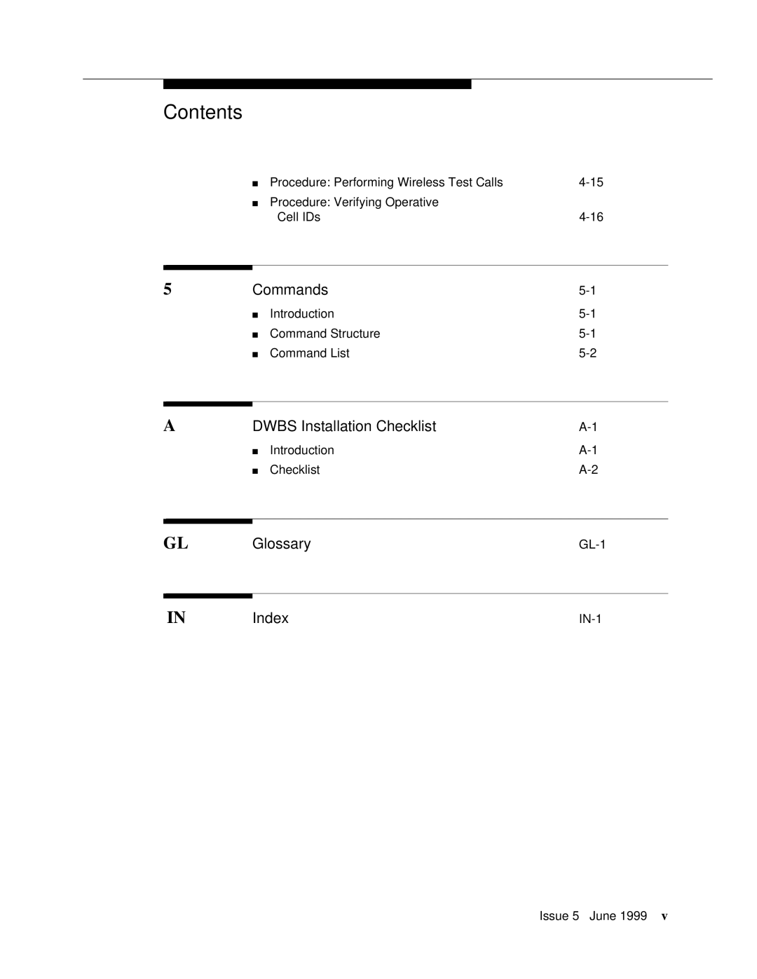 Lucent Technologies 555-232-102 manual Commands 