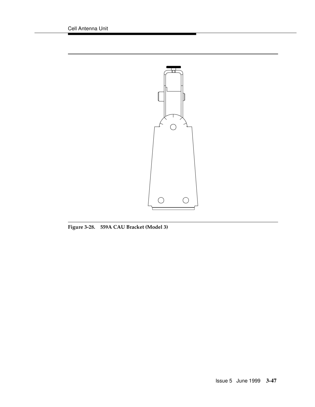 Lucent Technologies 555-232-102 manual a CAU Bracket Model 