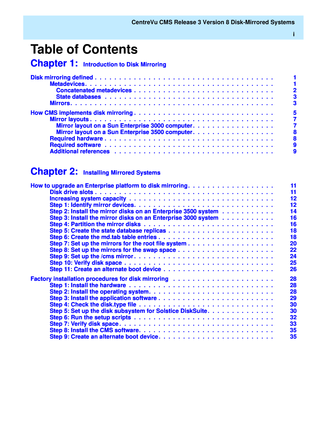 Lucent Technologies 585-210-940 manual Table of Contents 