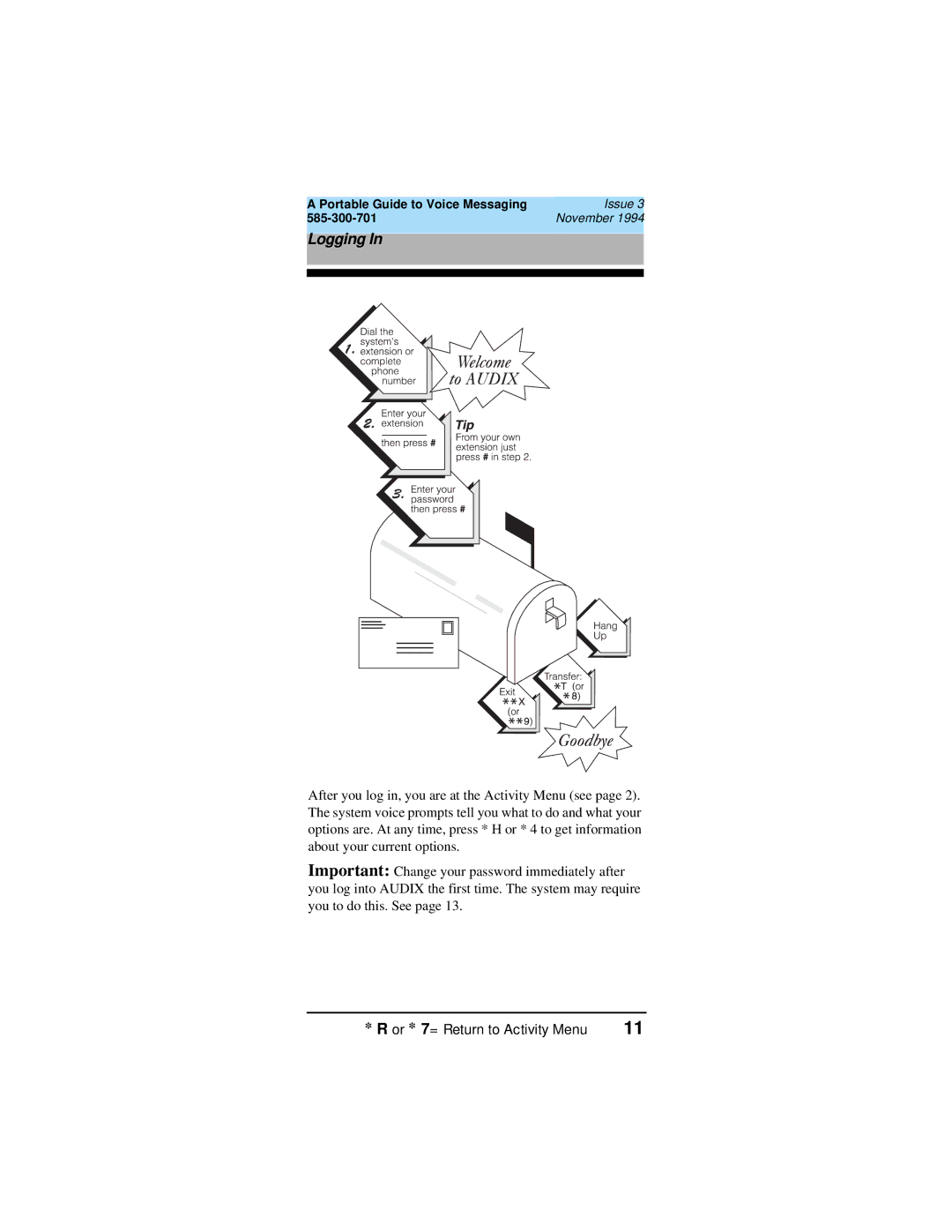 Lucent Technologies 107395352, 585-300-701 manual Logging 