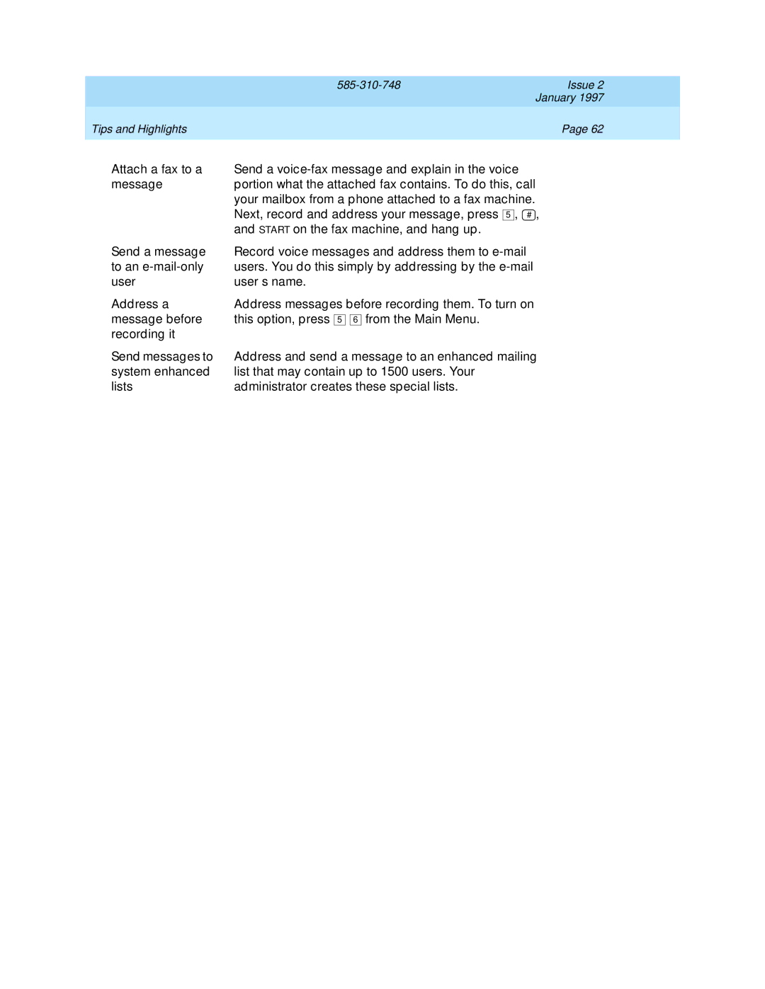 Lucent Technologies 585-310-748 manual Intuity Multimedia Messaging User’s Guide 