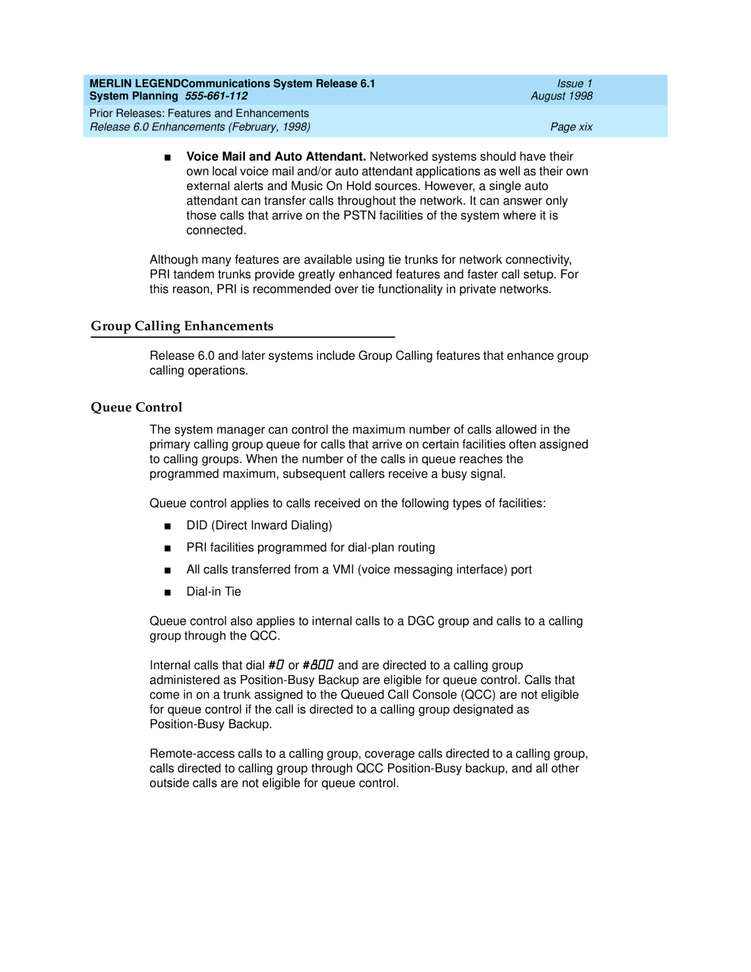 Lucent Technologies 6.1 manual Group Calling Enhancements, Queue Control 