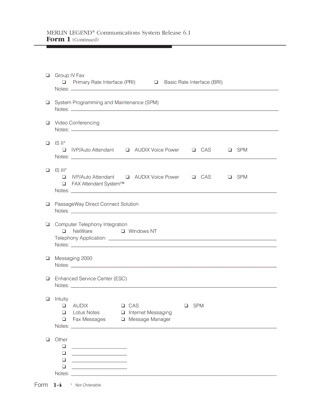 Lucent Technologies 6.1 manual Cas Spm, Audix CAS 