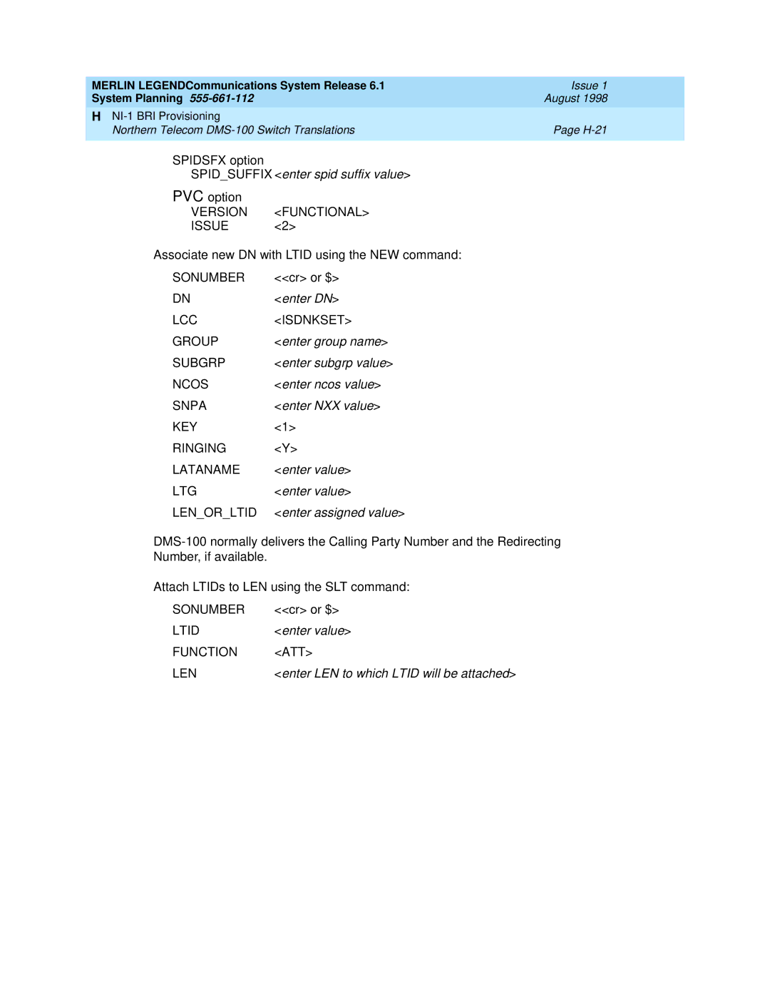 Lucent Technologies 6.1 manual Version Issue 