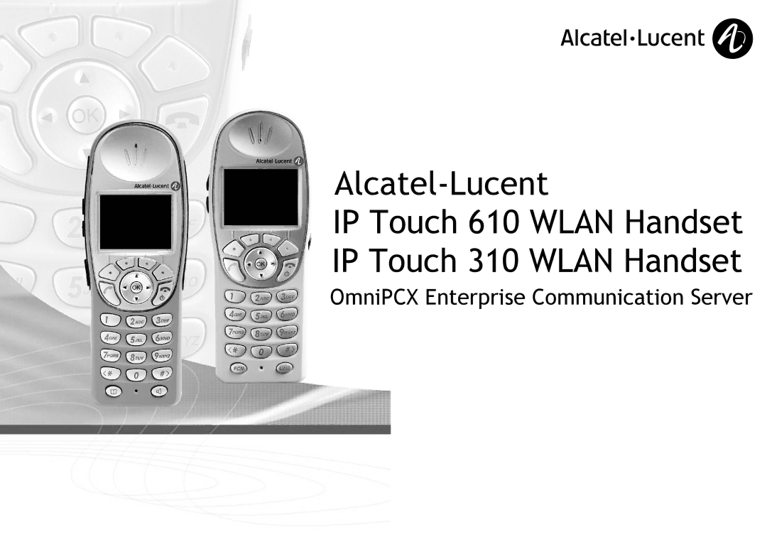 Lucent Technologies 310, 610 manual Handset 