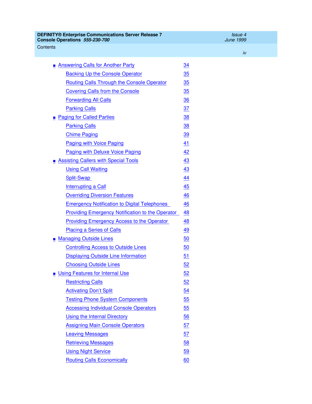 Lucent Technologies 7101A, 7103A, 2500 manual Definity Enterprise Communications Server Release 