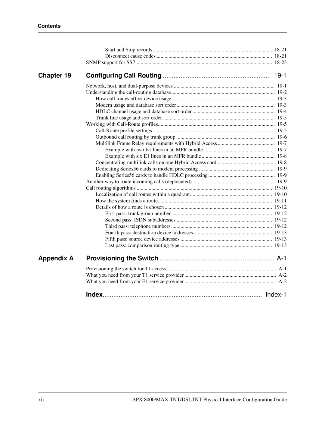 Lucent Technologies 7820-0802-003 manual Appendix a 