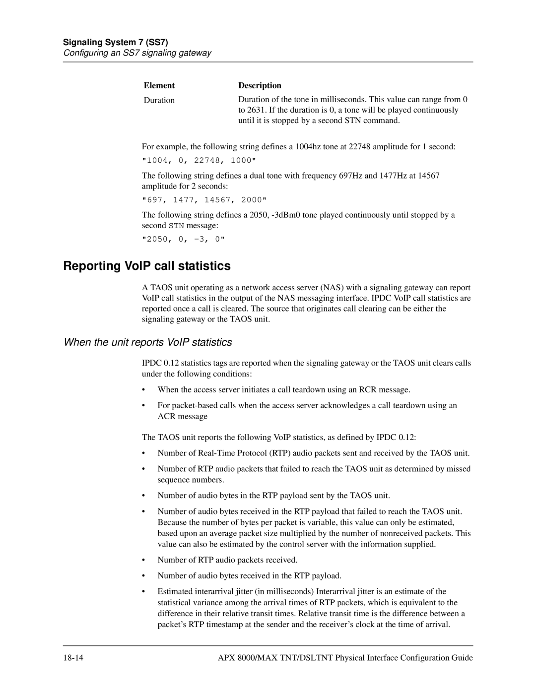 Lucent Technologies 7820-0802-003 manual Reporting VoIP call statistics, When the unit reports VoIP statistics 