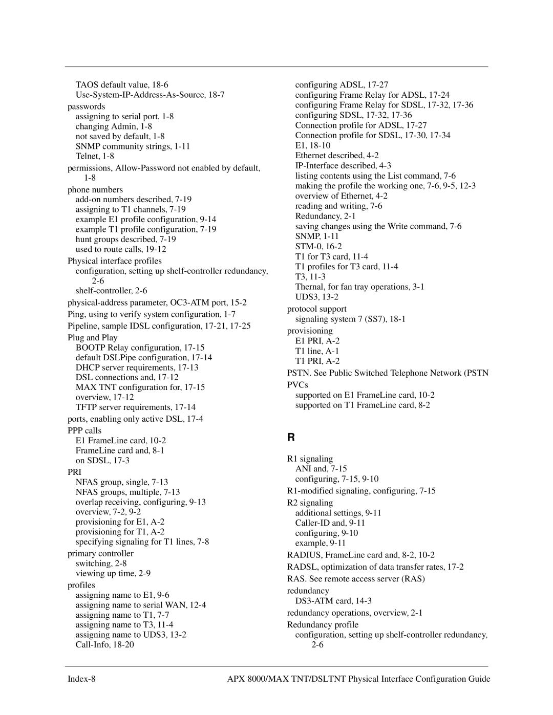 Lucent Technologies 7820-0802-003 manual Pri 