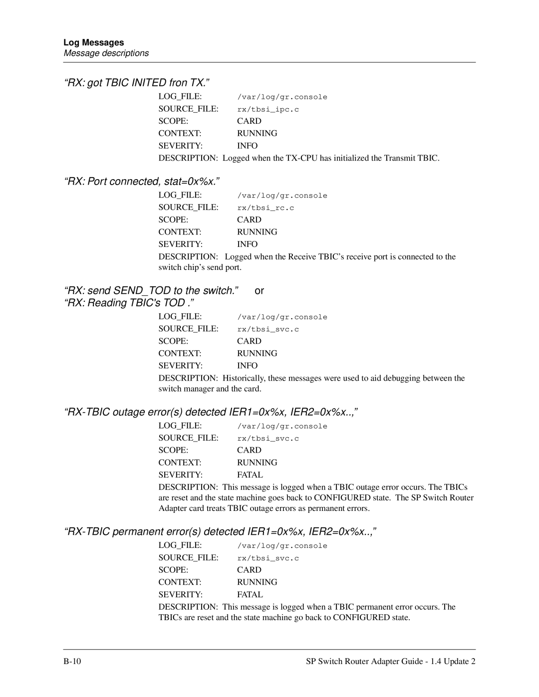 Lucent Technologies 9077 04S, 9077 16S, 9076 manual RX got Tbic Inited fron TX, RX Port connected, stat=0x%x 