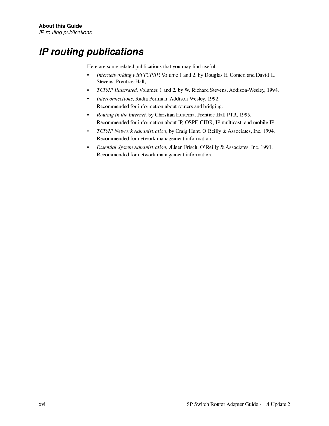 Lucent Technologies 9077 04S, 9077 16S, 9076 manual IP routing publications 