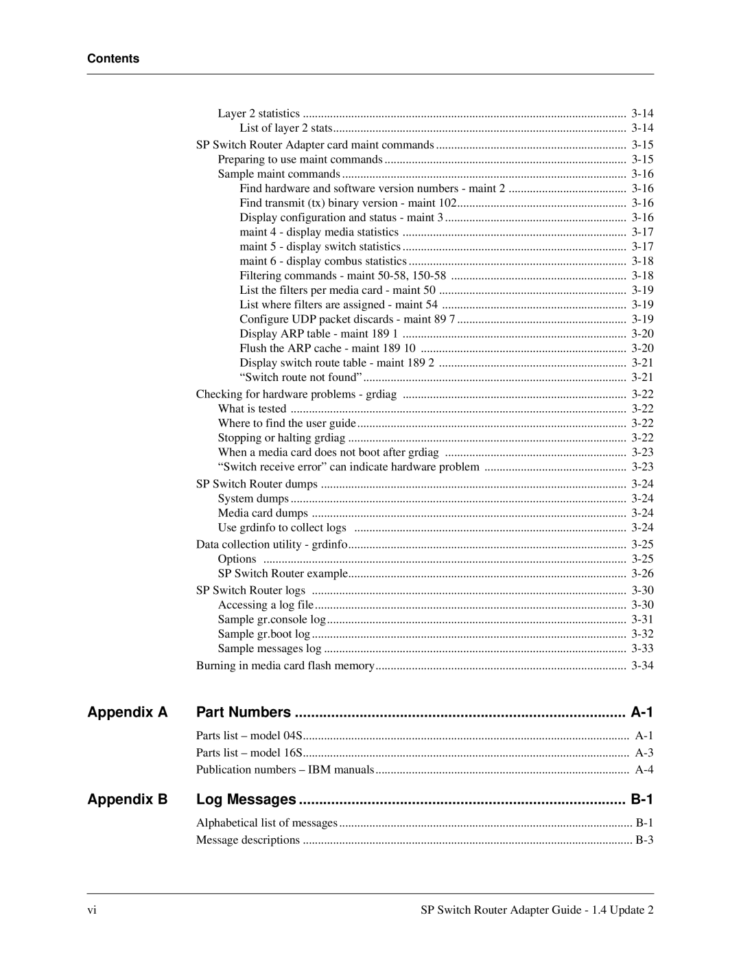 Lucent Technologies 9077 16S, 9077 04S, 9076 manual Appendix a Part Numbers 