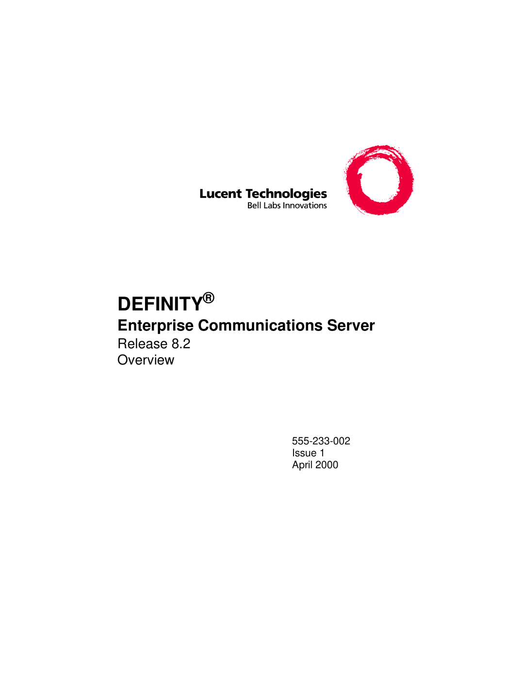 Lucent Technologies 8400, 9400 manual Definity 