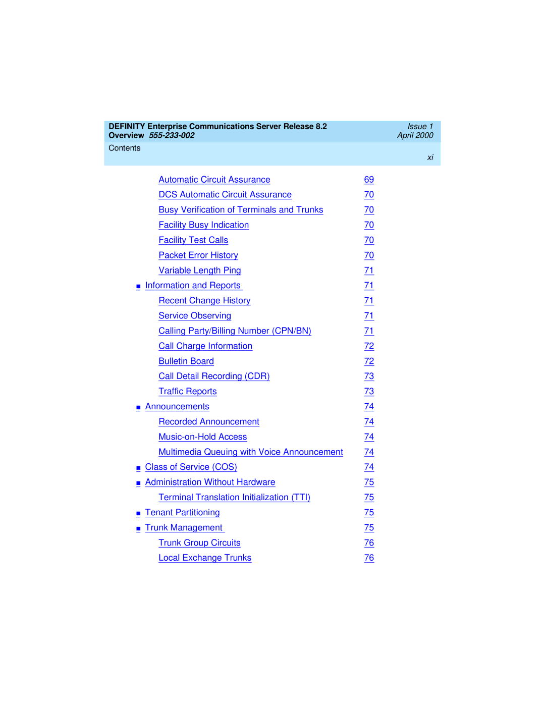 Lucent Technologies 8400, 9400 manual Overview 