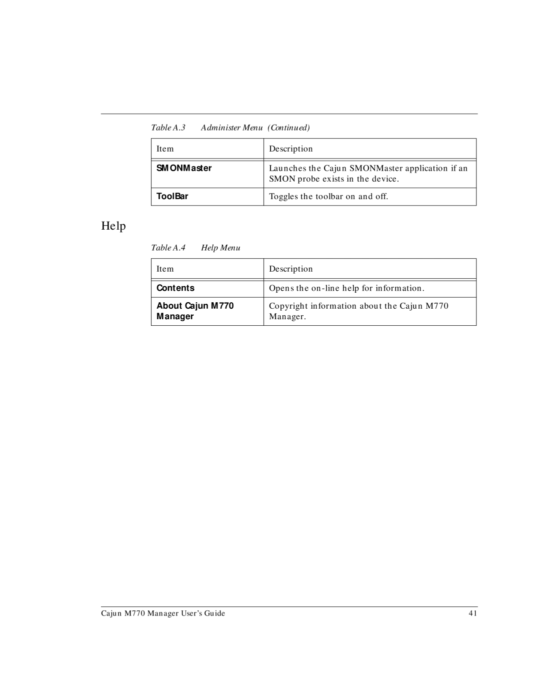 Lucent Technologies Cajun M770 manual Help 