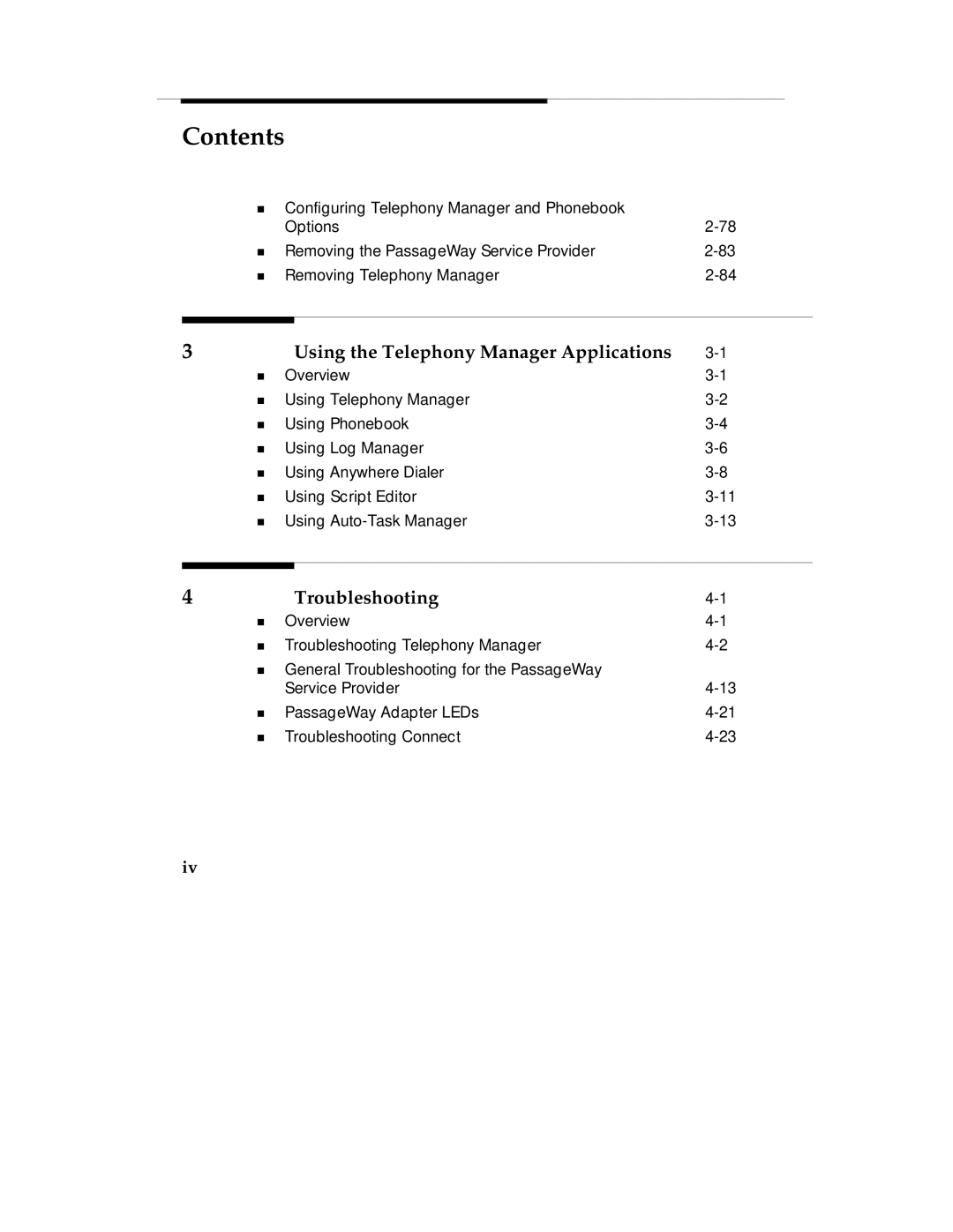 Lucent Technologies Comcode 108239393 manual Using the Telephony Manager Applications 