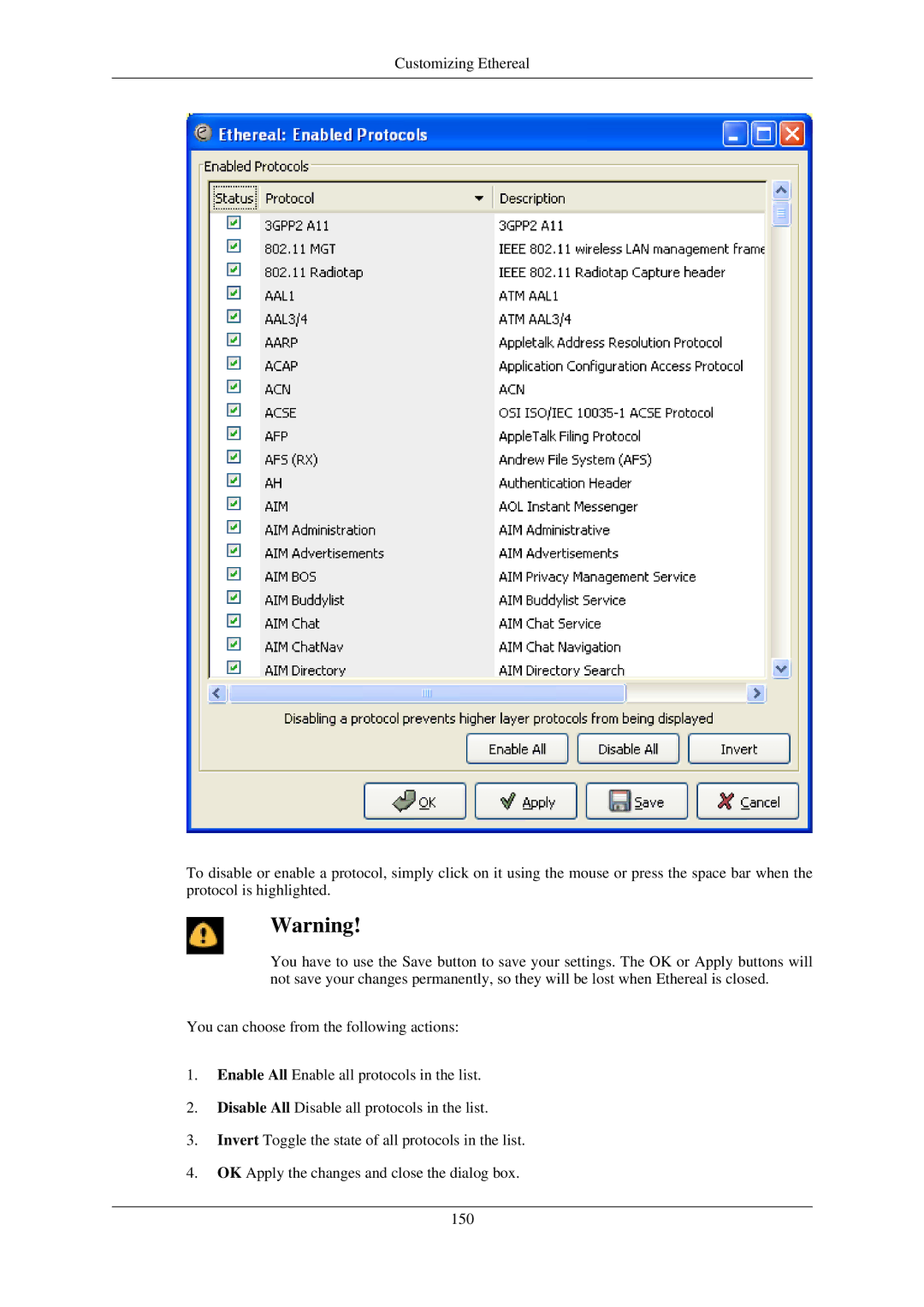 Lucent Technologies Ethereal manual 