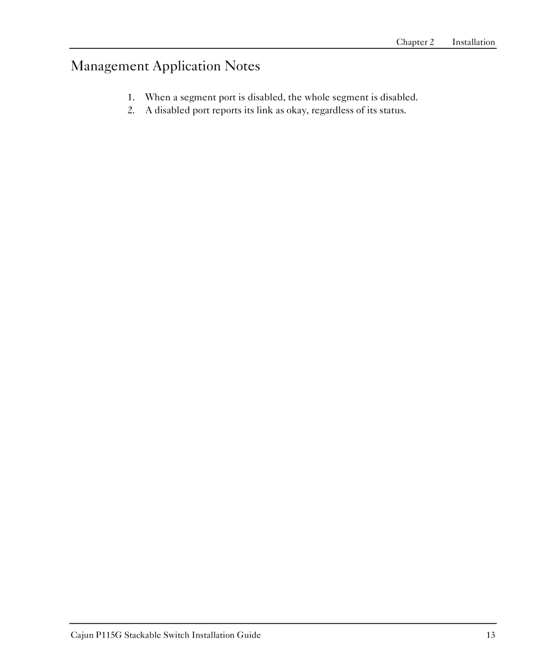 Lucent Technologies P115G manual Management Application Notes 